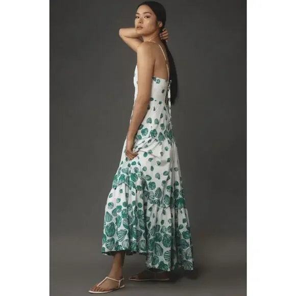 anthropologie maeve green dress Maeve Anthropologie Kelly Green Eyelet Lace Midi Dress (2) – The Thrifty  Hippy main image 1